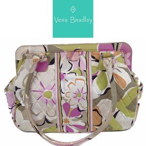 Medium Vera Bradley Bag, Purple and Green Floral